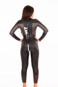 Z3R0D - costum neopren femei Flex wetsuit - black red