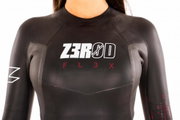 Z3R0D - costum neopren femei Flex wetsuit - black red