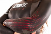 Z3R0D - costum neopren femei Flex wetsuit - black red