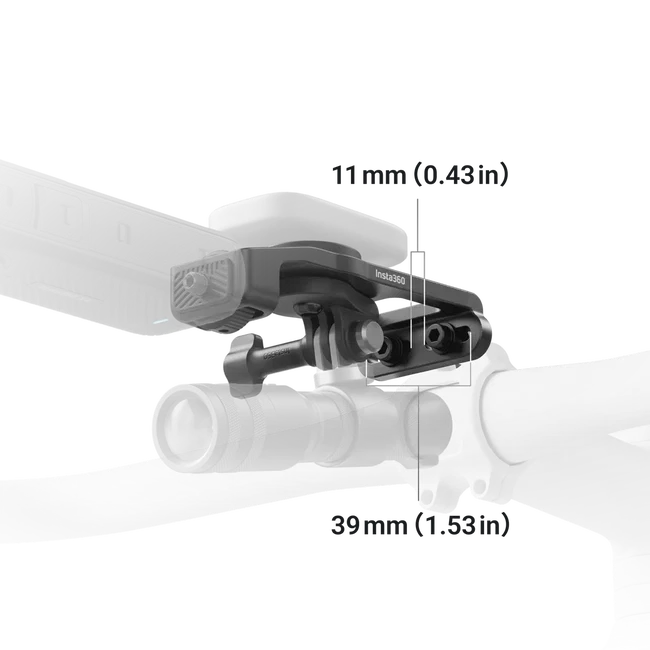 Suport ghidon Insta360 Bike Computer Mount | aluminiu - pentru ghidon clasic