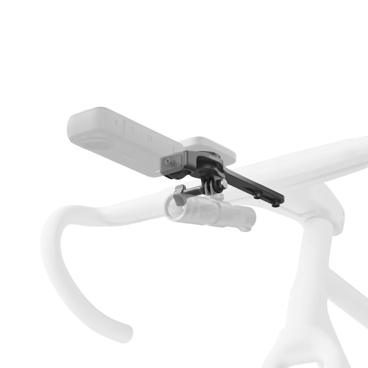 garmin Suport cameră bicicletă Insta360 Bike Computer Mount | aluminiu - pentru ghidoane integrate tip cockpit