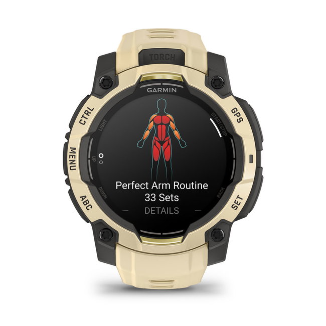 Garmin Instinct 3 – 45 mm, AMOLED | Citrine cu curea Citrine