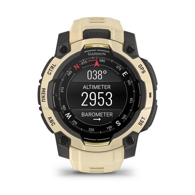Garmin Instinct 3 – 45 mm, AMOLED | Citrine cu curea Citrine