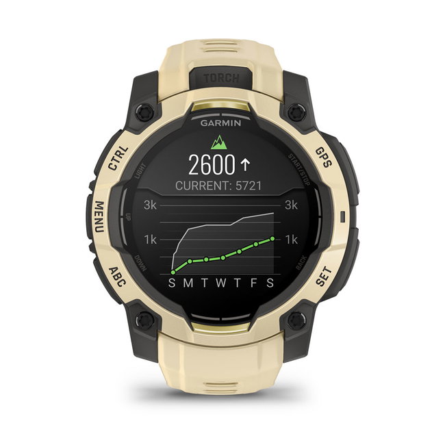 Garmin Instinct 3 – 45 mm, AMOLED | Citrine cu curea Citrine