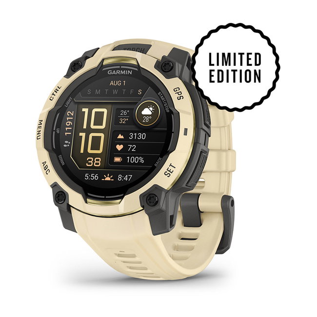 Garmin Instinct 3 – 45 mm, AMOLED | Citrine cu curea Citrine