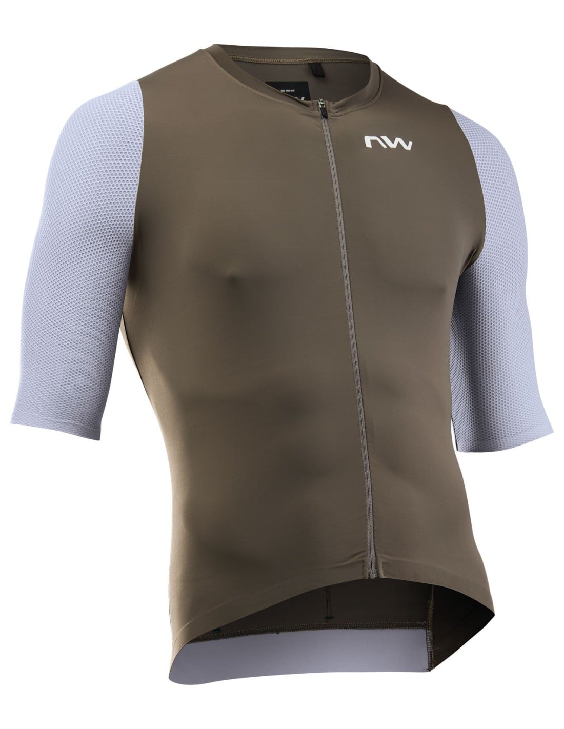 etichete Tricou ciclism Northwave Extreme Evo - gri deschis | UPF50+