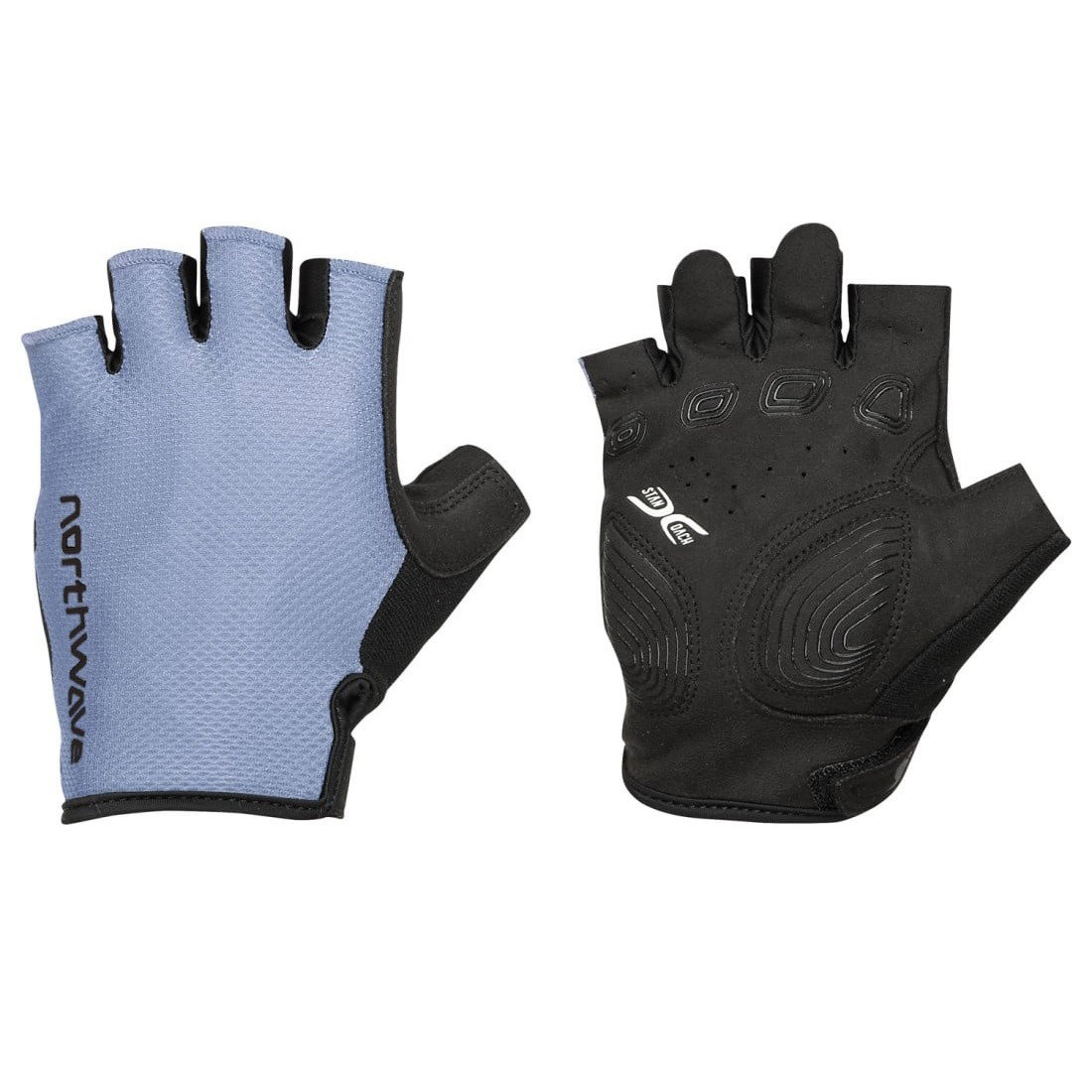 Northwave Mănuși ciclism Northwave Active Max - gri gheață | degete scurte