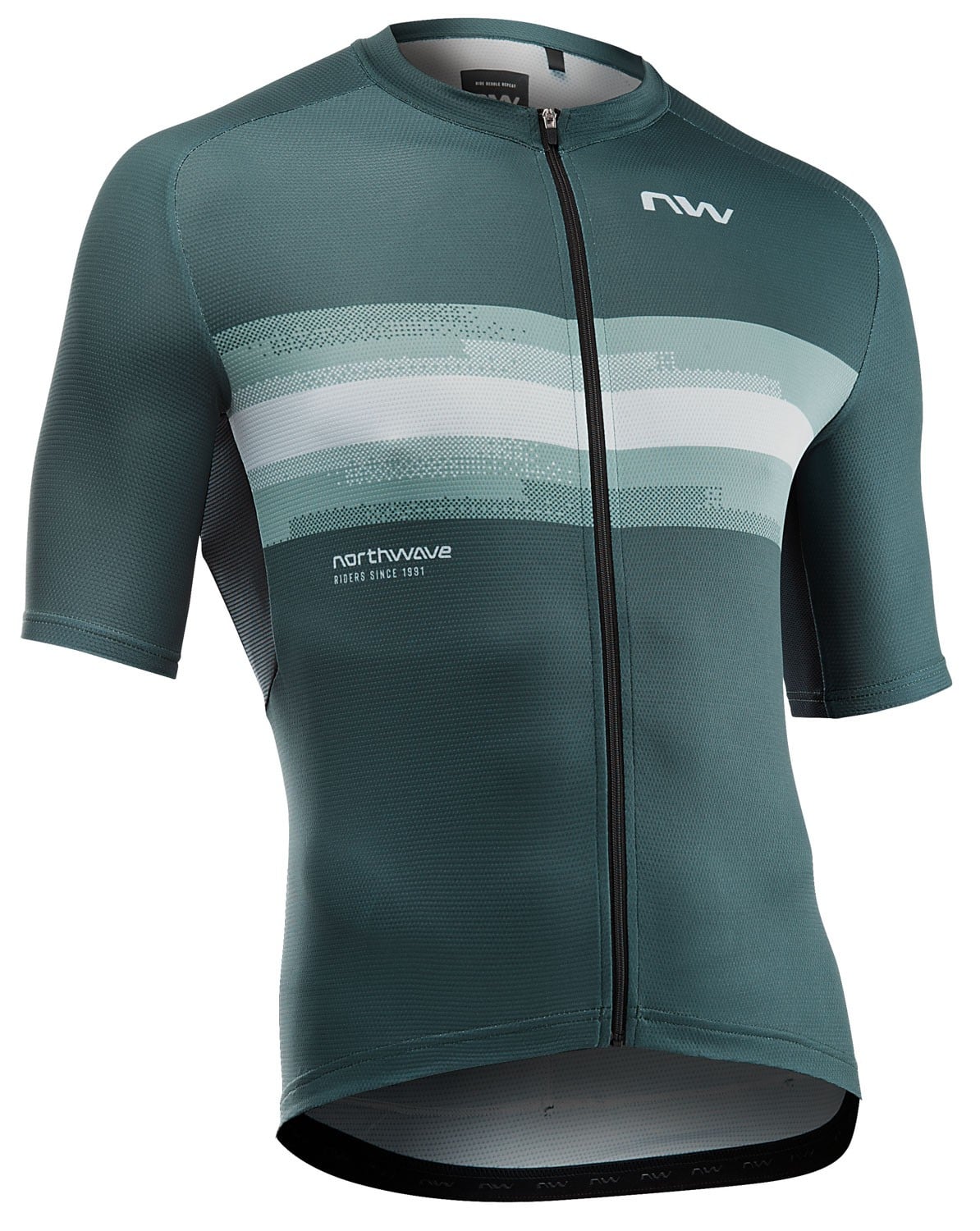 Northwave Tricou ciclism Northwave Force Evo - sage/gri deschis | jersey vară