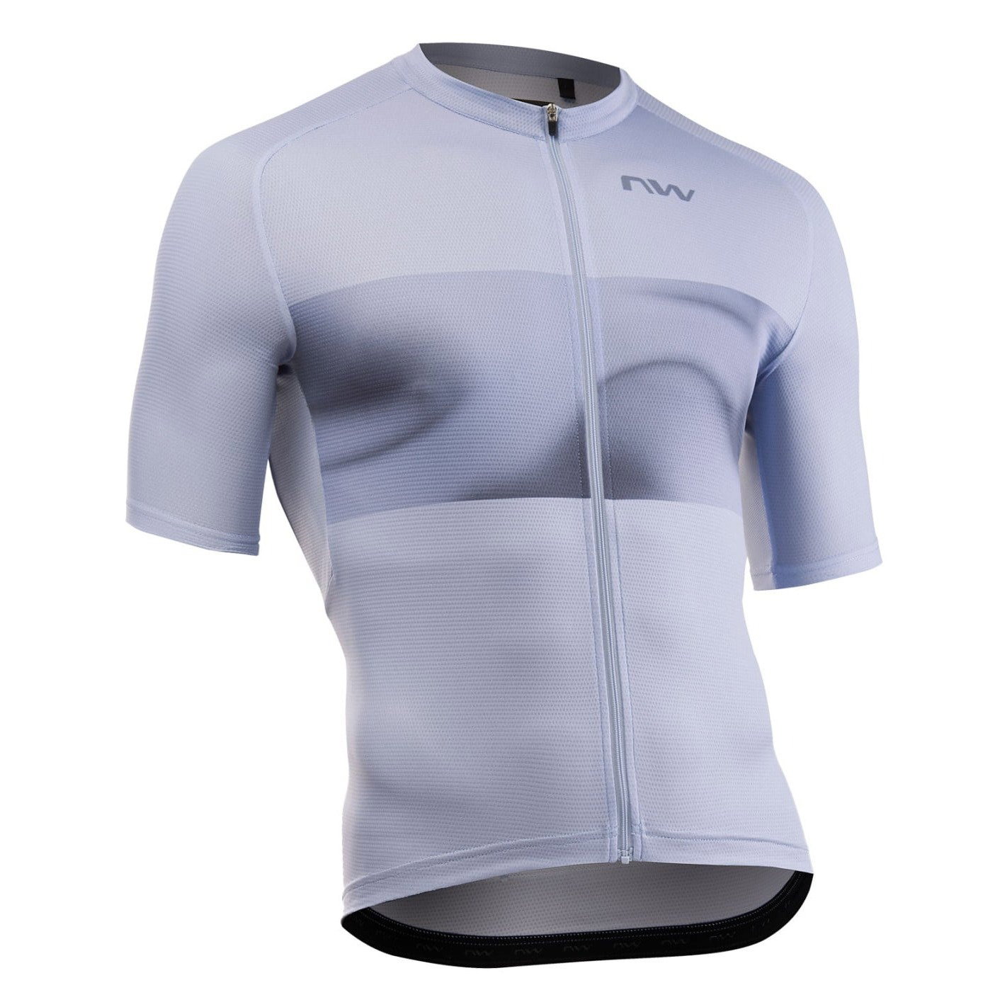 Northwave Tricou ciclism Northwave Force Evo - gri gheață | jersey bărbați vară