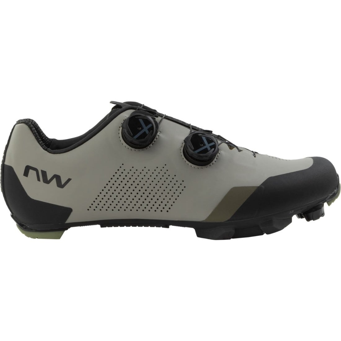 Northwave Pantofi ciclism MTB XC Northwave Striker - nisip/verde | talpă carbon
