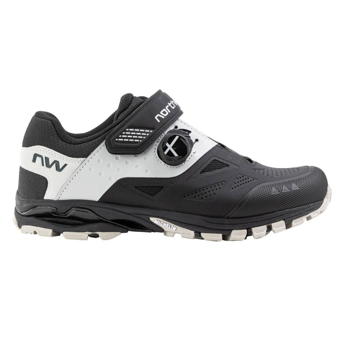 Northwave Pantofi ciclism MTB Northwave Spider Plus 3 - negru/gri | grip Michelin