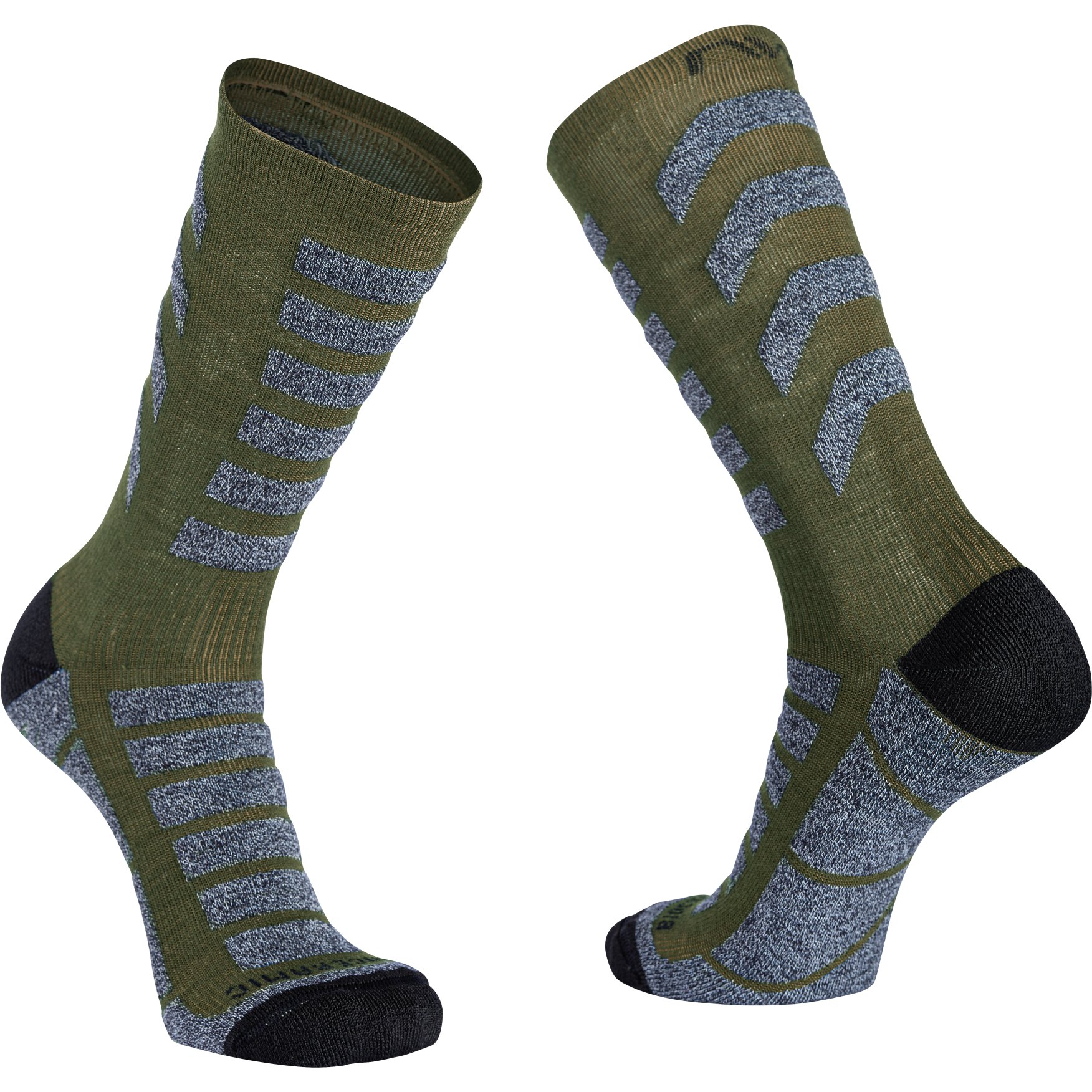 Activewear Șosete ciclism iarnă Northwave Husky Ceramic - verde | izolație ceramică