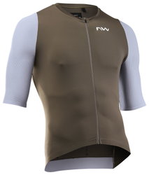 Tricou ciclism Northwave Extreme Evo - nisip/gri gheață | UPF50+
