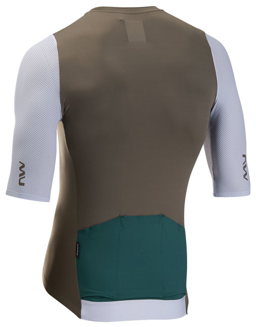 Tricou ciclism Northwave Extreme Evo - nisip/gri gheață | UPF50+