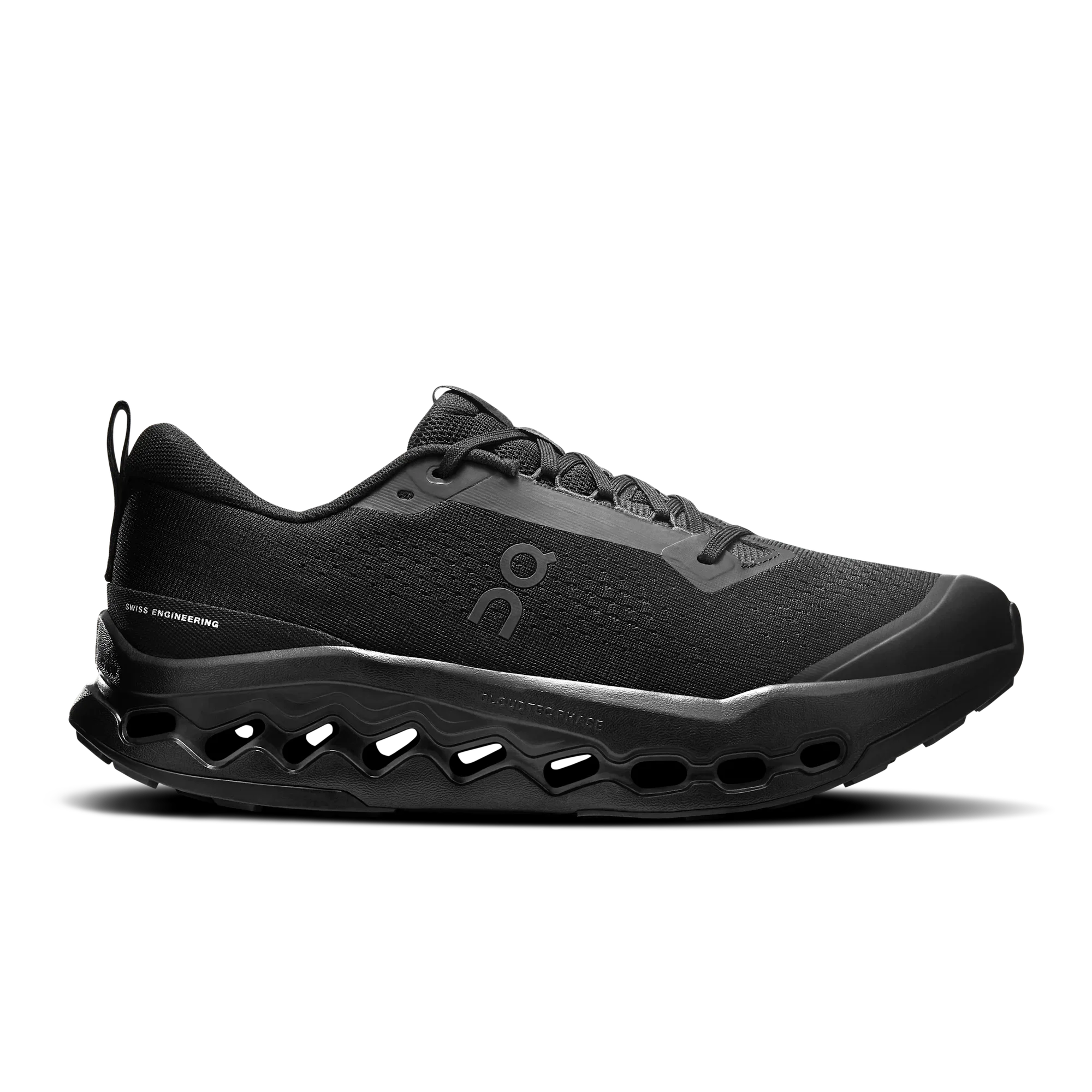 On Pantofi trail On Cloudsurfer Trail 2 - amortizare CloudTec Phase™ - Black | Eclipse