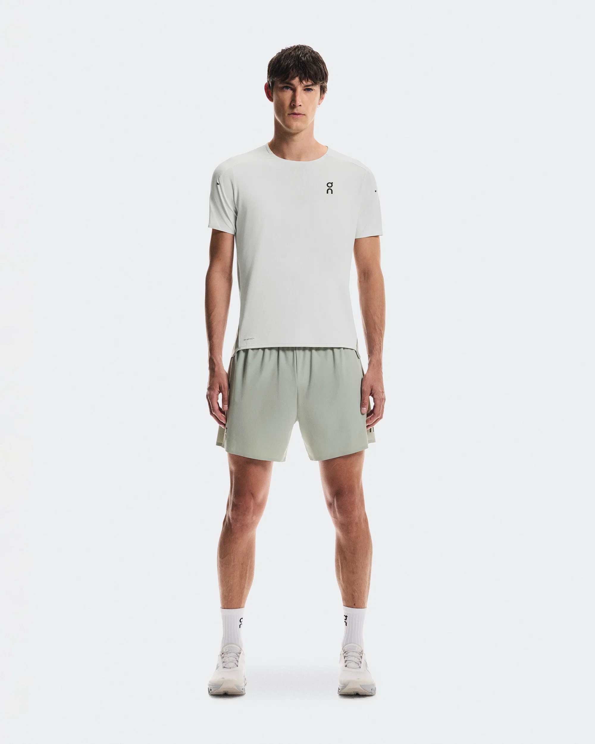 On Pantaloni scurți On 5" Performance Shorts - gri Tin | alergare