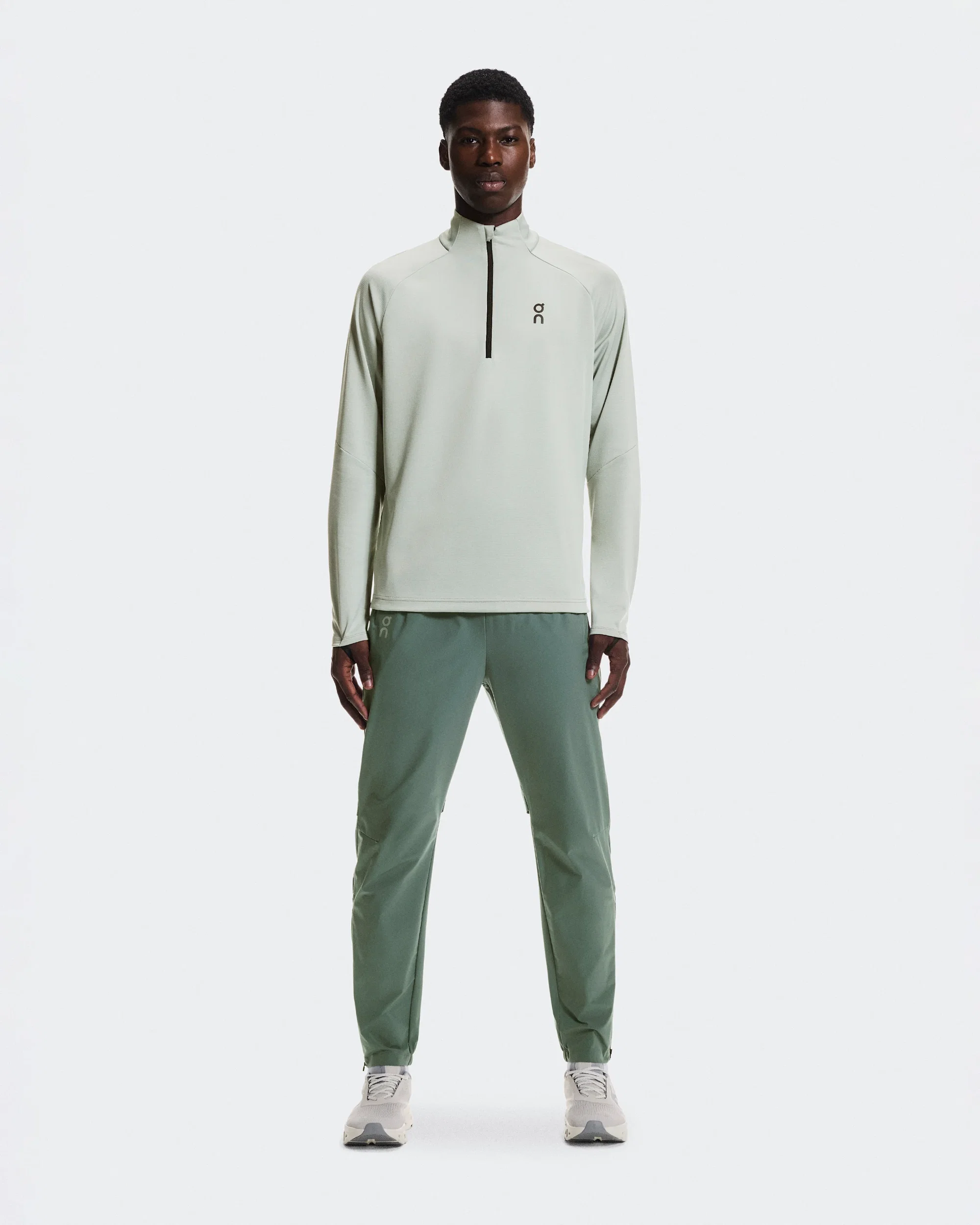 On Pantaloni alergare On Core Pants - olive | ușori și elastici