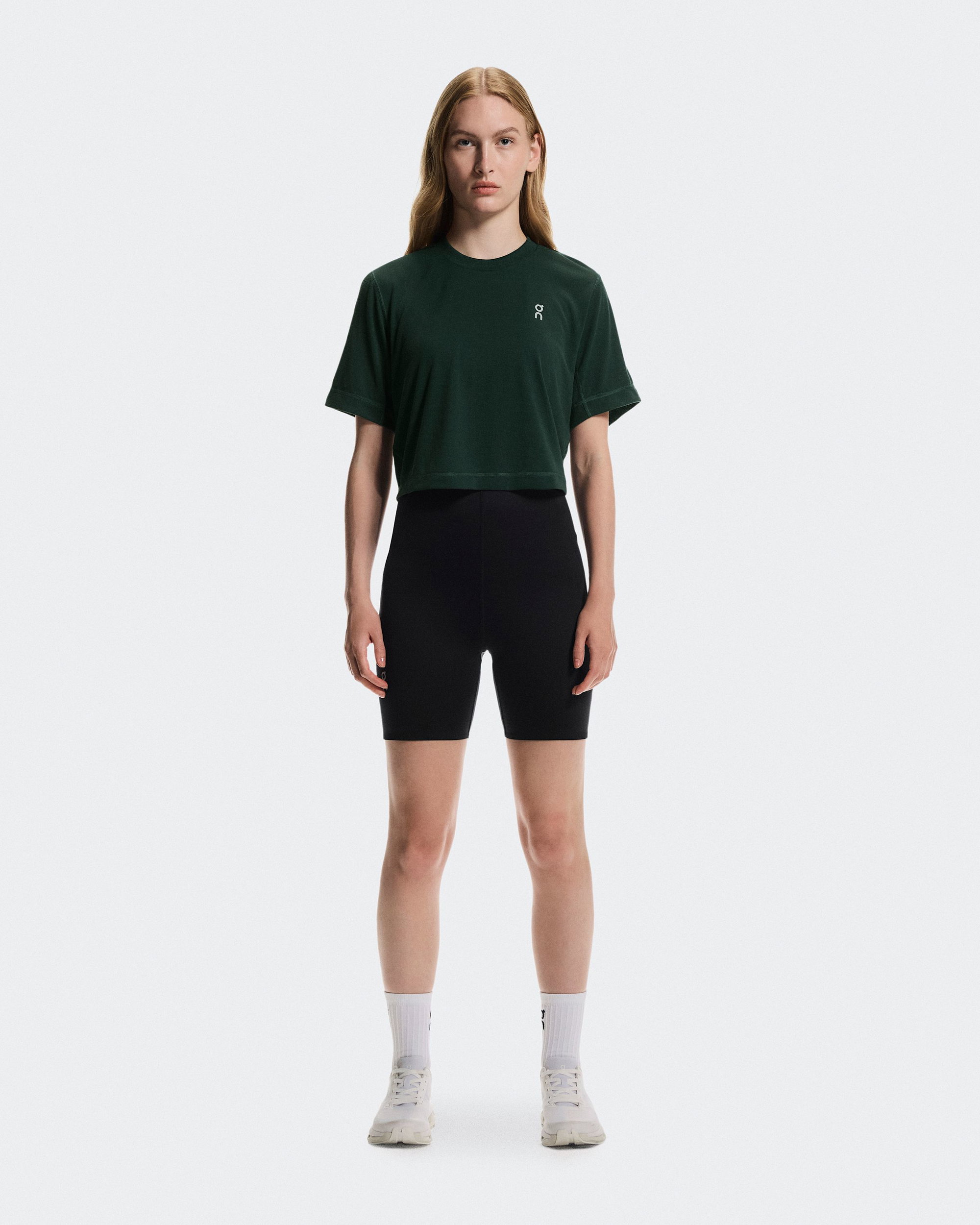 On Crop top antrenament On Train-T Crop W - obsidian | DryTec™
