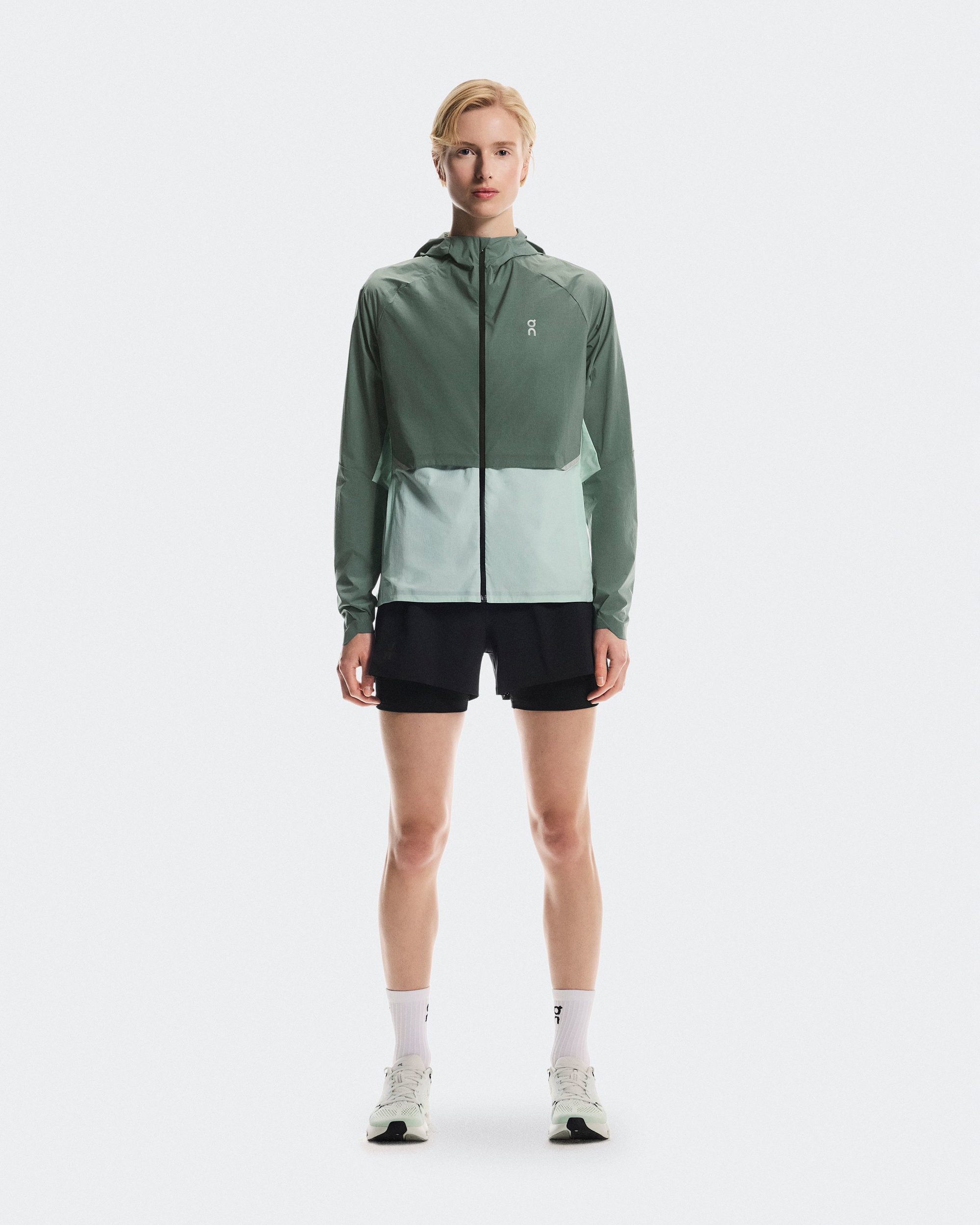 On Jachetă alergare On Core Jacket W - verde Olive | Creek | all-weather
