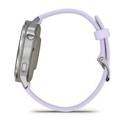Garmin Venu 4 AMOLED 41 mm - Smartwatch cu GPS argintiu cu curea mov Periwinkle