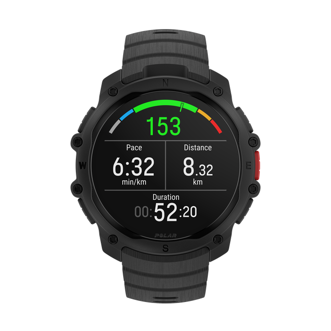 Polar Street X - smartwatch GPS negru Night Black