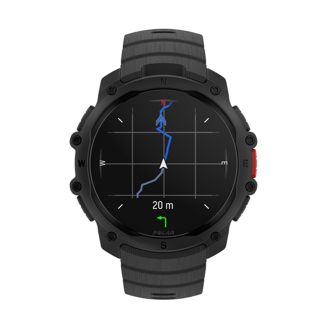 Polar Street X - smartwatch GPS negru Night Black