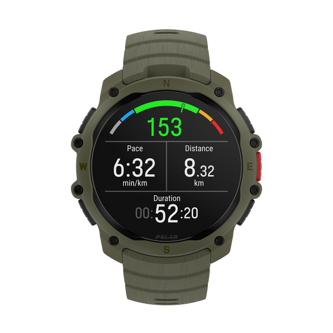 Polar Street X - smartwatch GPS verde Forest Green