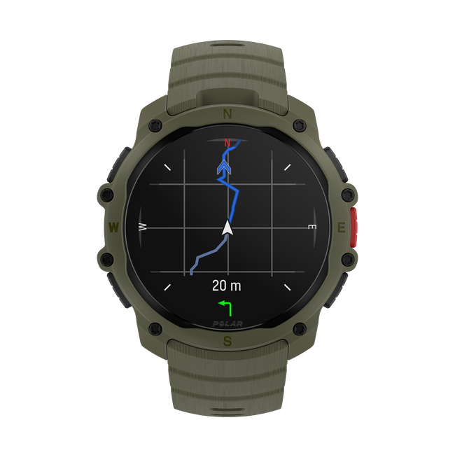 Polar Street X - smartwatch GPS verde Forest Green