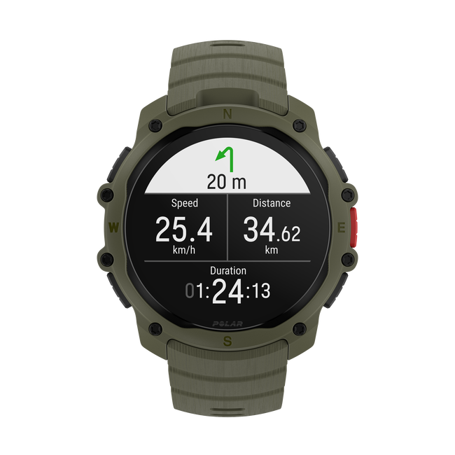 Polar Street X - smartwatch GPS verde Forest Green