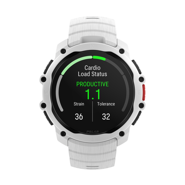 Polar Street X - smartwatch GPS alb Snow White