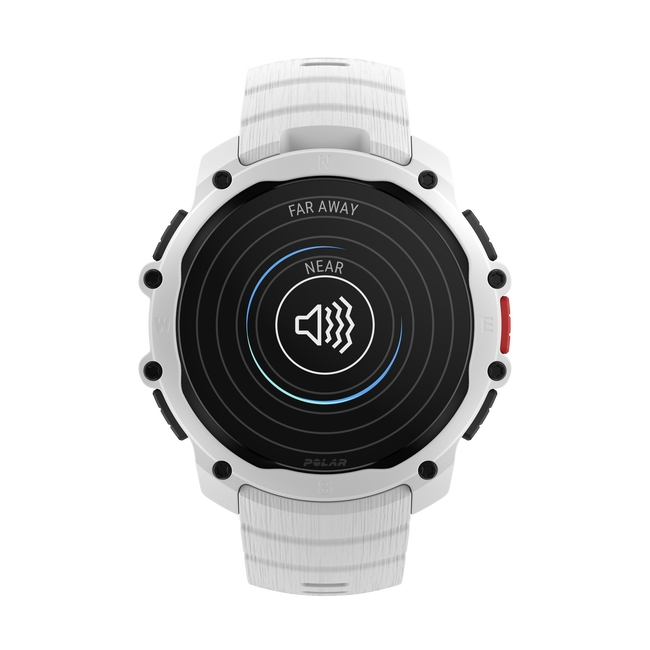 Polar Street X - smartwatch GPS alb Snow White