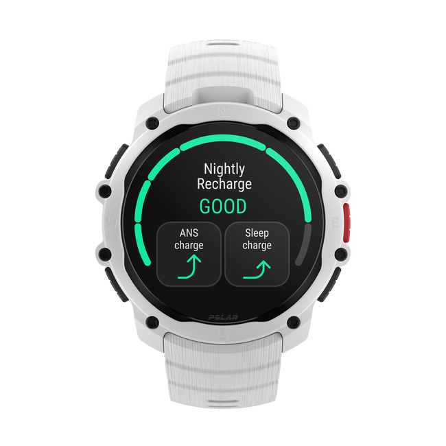 Polar Street X - smartwatch GPS alb Snow White