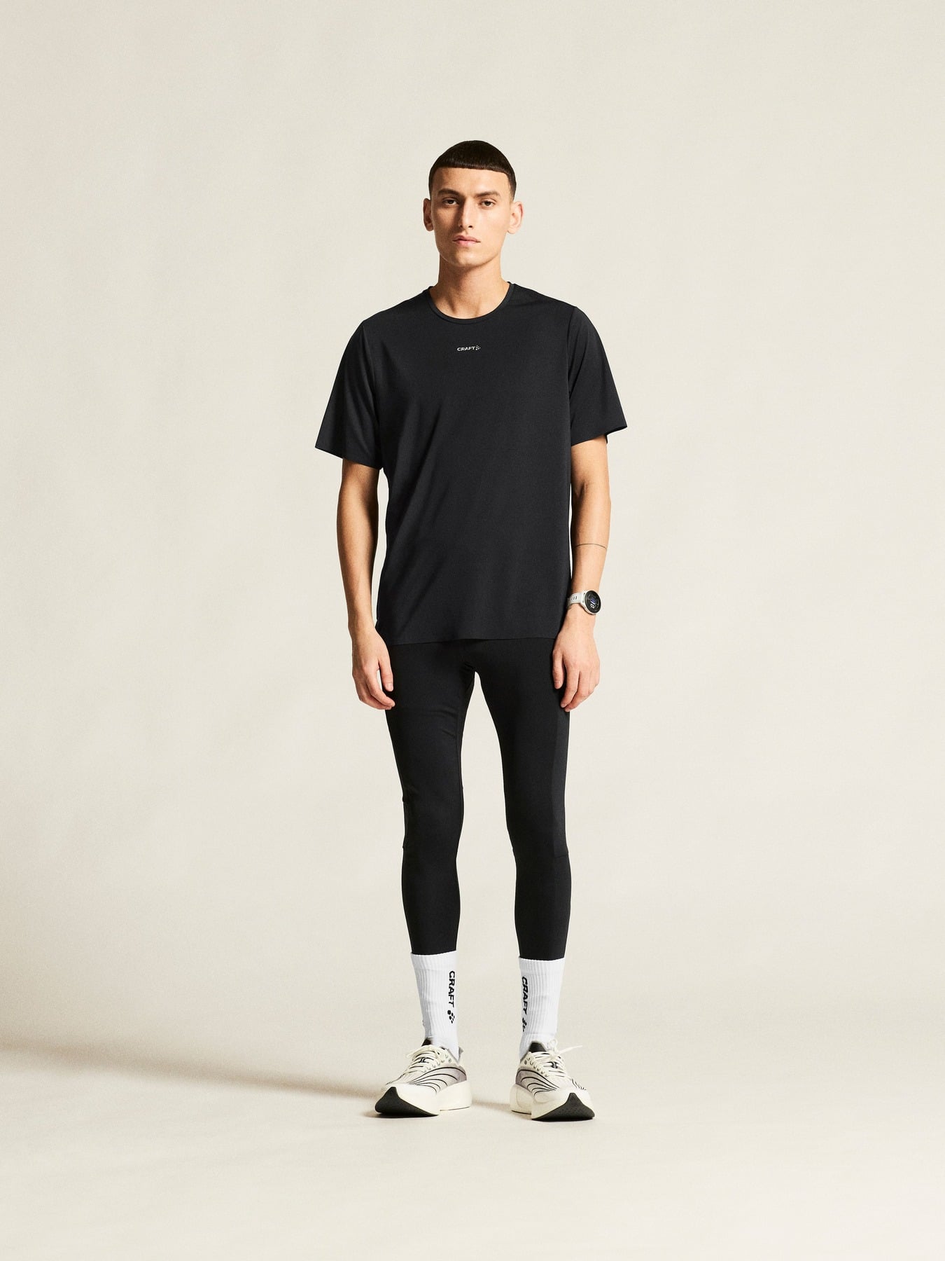 Craft Tricou trail Craft Pro Trail SS Tee 2 - negru | poliester reciclat