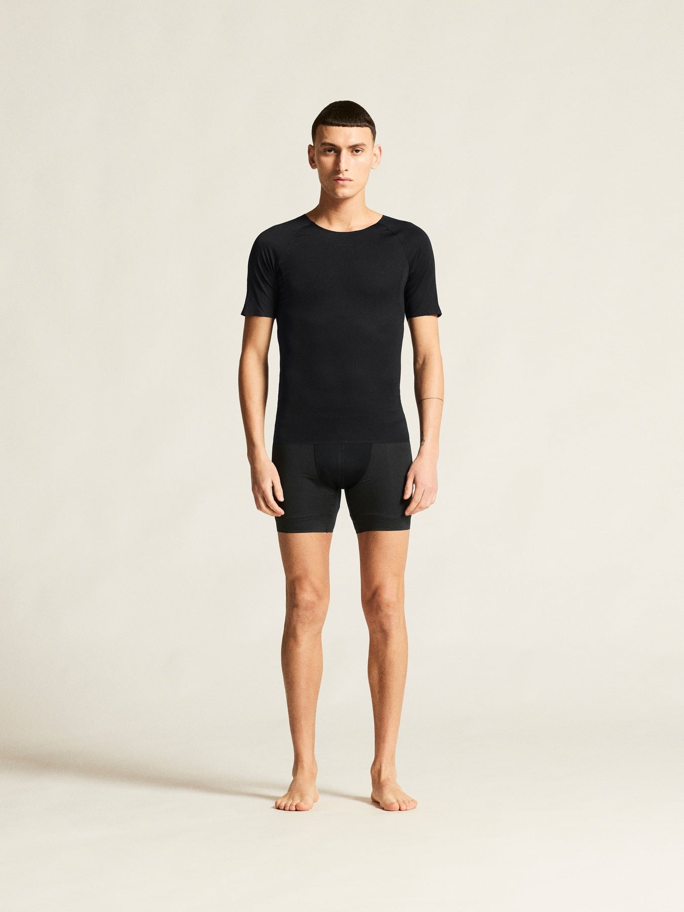 Craft Tricou Craft Pro Dry Nanoweight SS - negru | strat de bază ultraușor