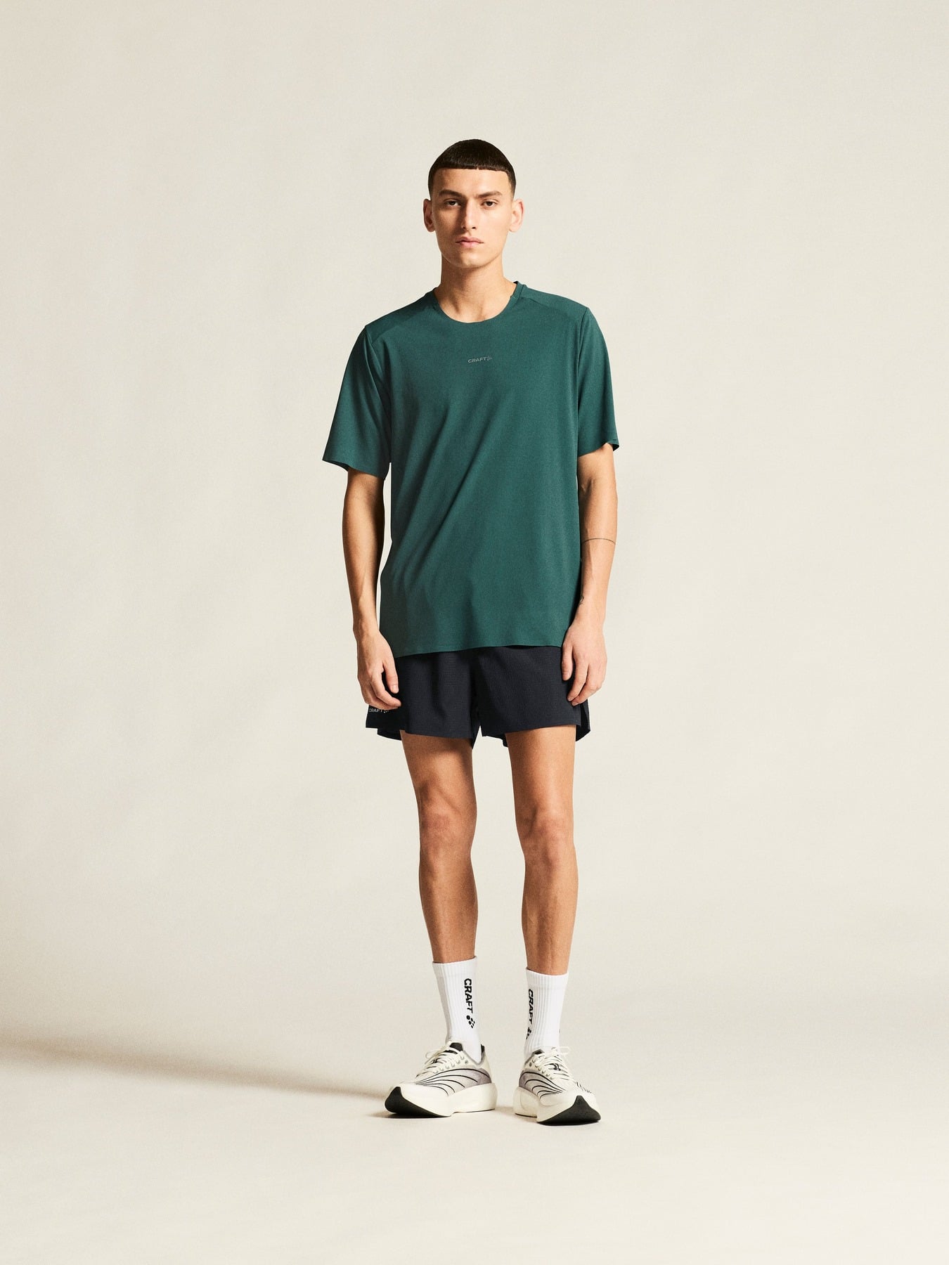 Craft Tricou alergare Craft Hypervent Tee - verde | ventilație maximă