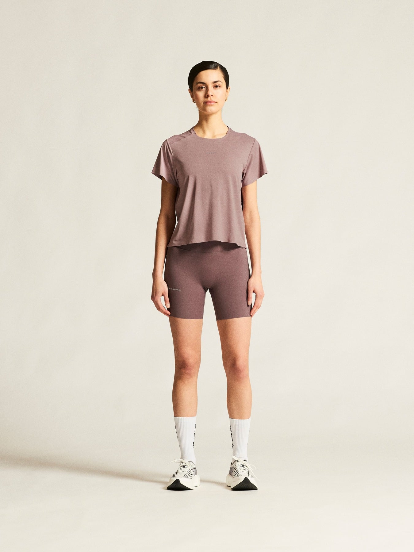 Craft Tricou alergare Craft Hypervent Tee - mov | ventilație perforată