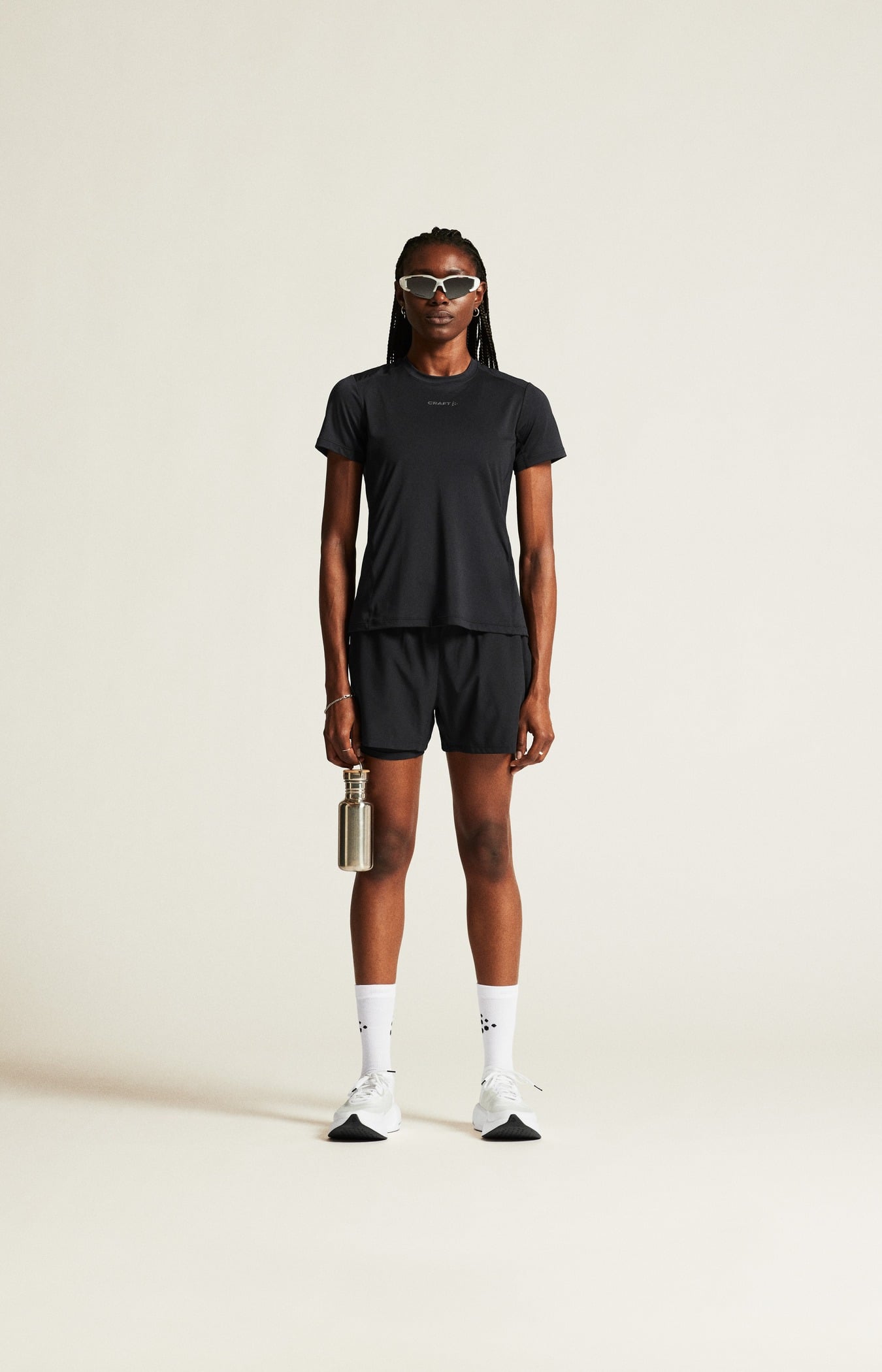 Craft Tricou alergare Craft ADV Essence SS Tee 2 - negru | poliester reciclat