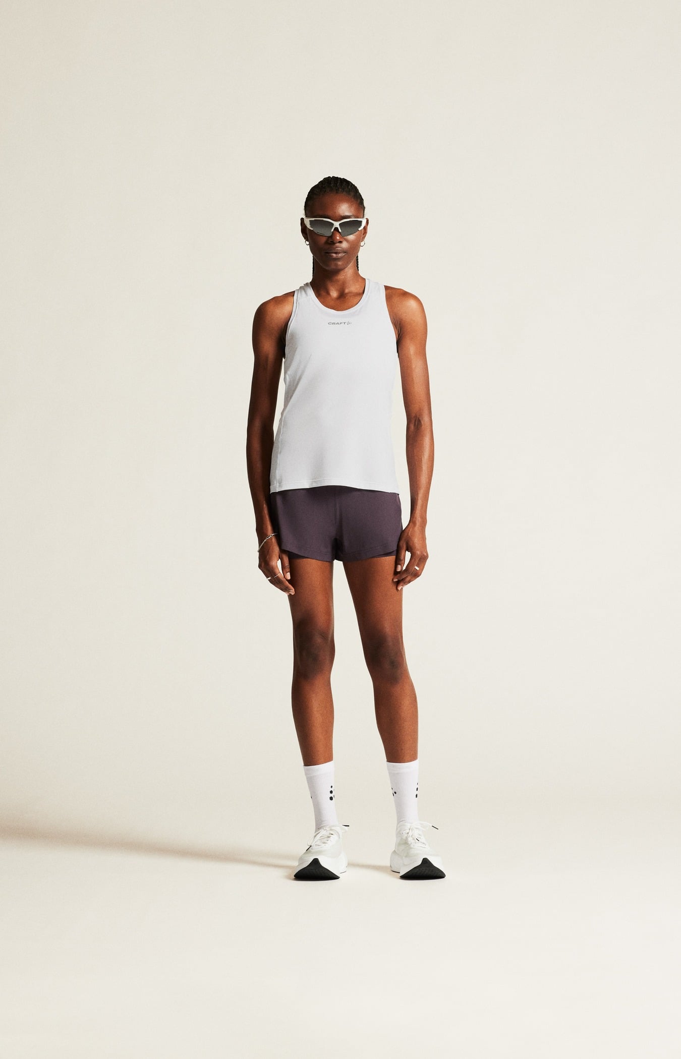 Craft Maiou alergare Craft ADV Essence Singlet 2 - alb | femei