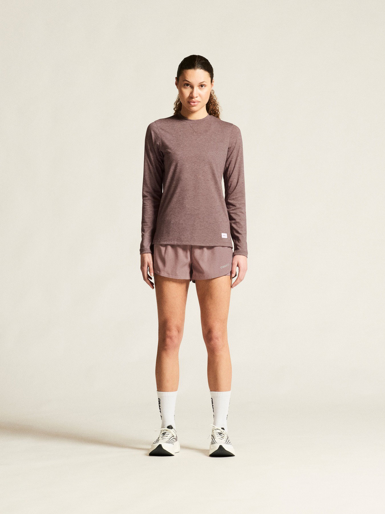Craft Bluză dame Craft Layers Thermal Mesh Cn - mov | strat de bază termic