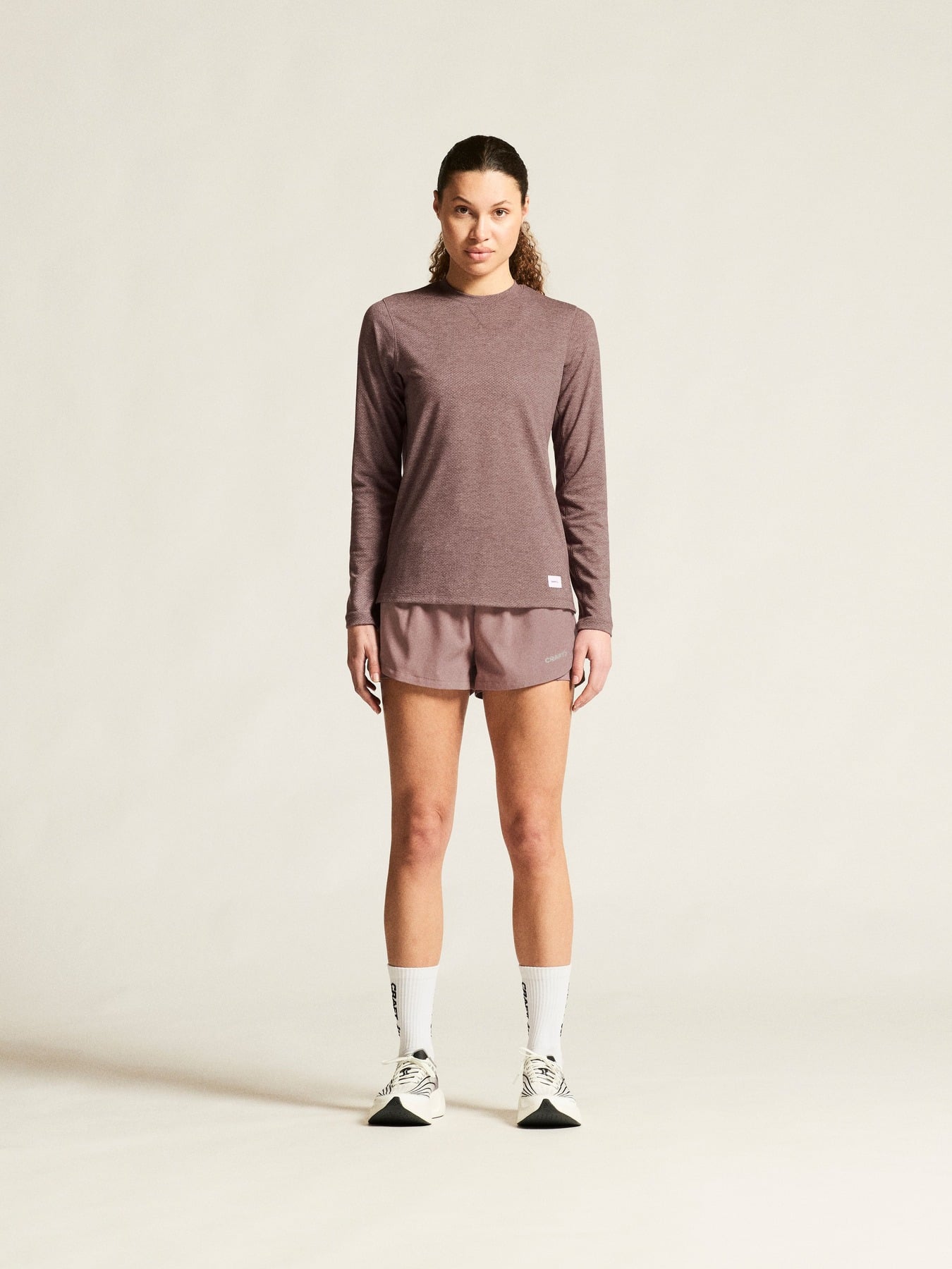 Craft Bluză dame Craft Layers Thermal Mesh Cn - mov | strat de bază termic