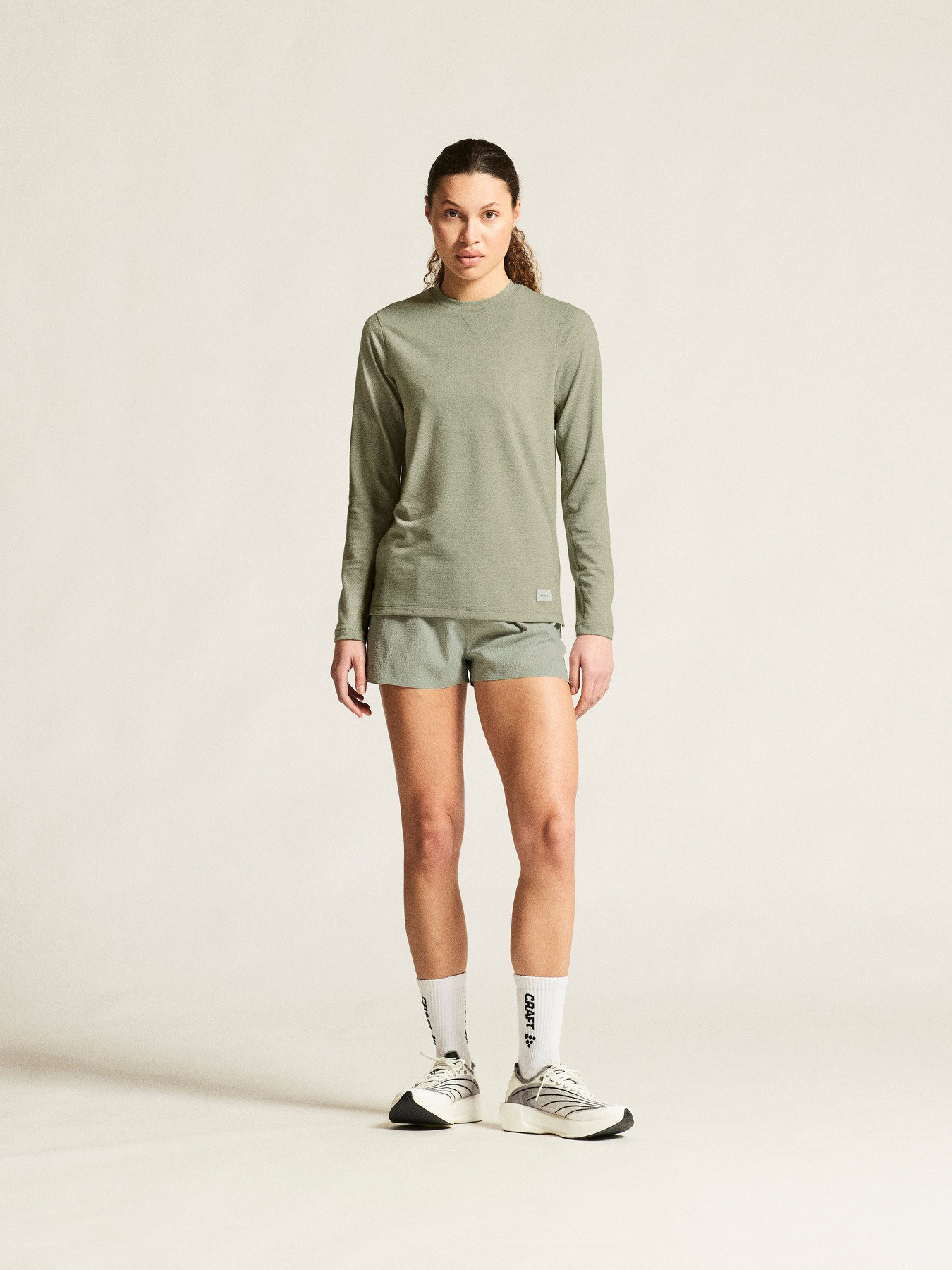 Craft Bluză dame Craft Layers Thermal Mesh Cn - gri | strat de bază termic