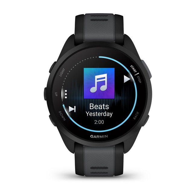 Garmin - Forerunner 165 Music ceas multisport cu GPS AMOLED - negru - gri slate grey