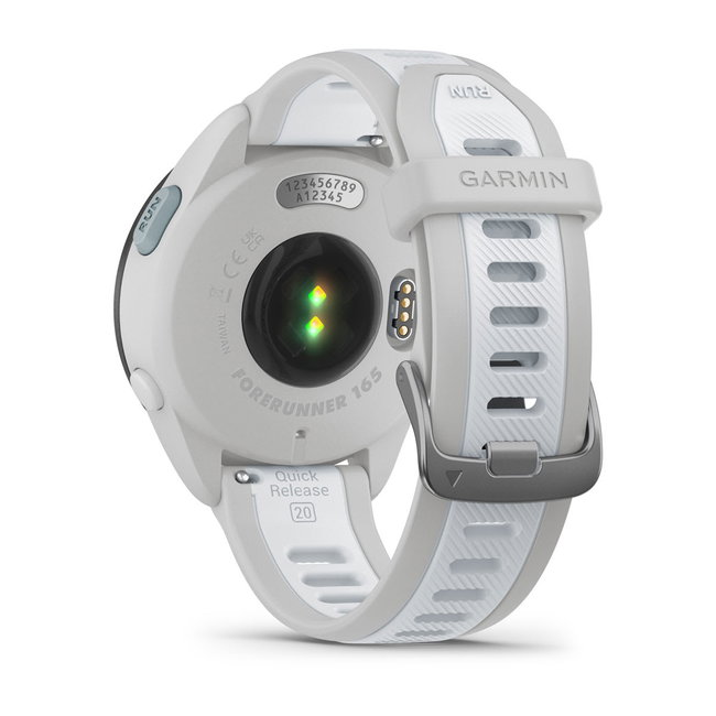 Garmin - Forerunner 165 ceas multisport cu GPS AMOLED - alb Whitestone - gri mist grey