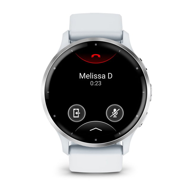 Garmin - Venu 3 smartwatch cu GPS și AMOLED - ramă argintie din oţel inoxidabil şi carcasă whitestone şi brăţară din silicon