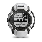 Garmin Instinct 2X Solar - smartwatch robust cu GPS - Alb Ceramic