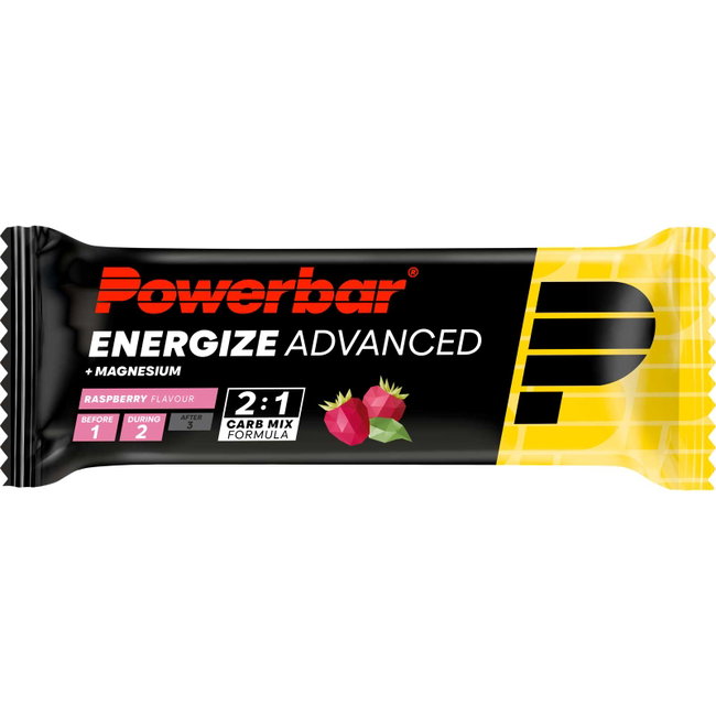 Baton energizant PowerBar Energize Advanced 55g - zmeură