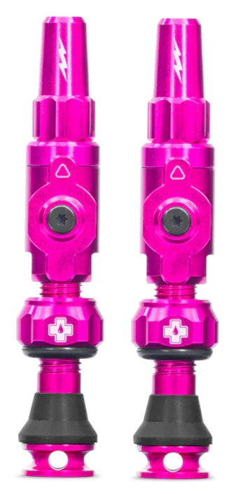 Bicycle Tubes Valve tubeless Muc-Off Tubeless Valves Big Bore Lite (Small) Roz