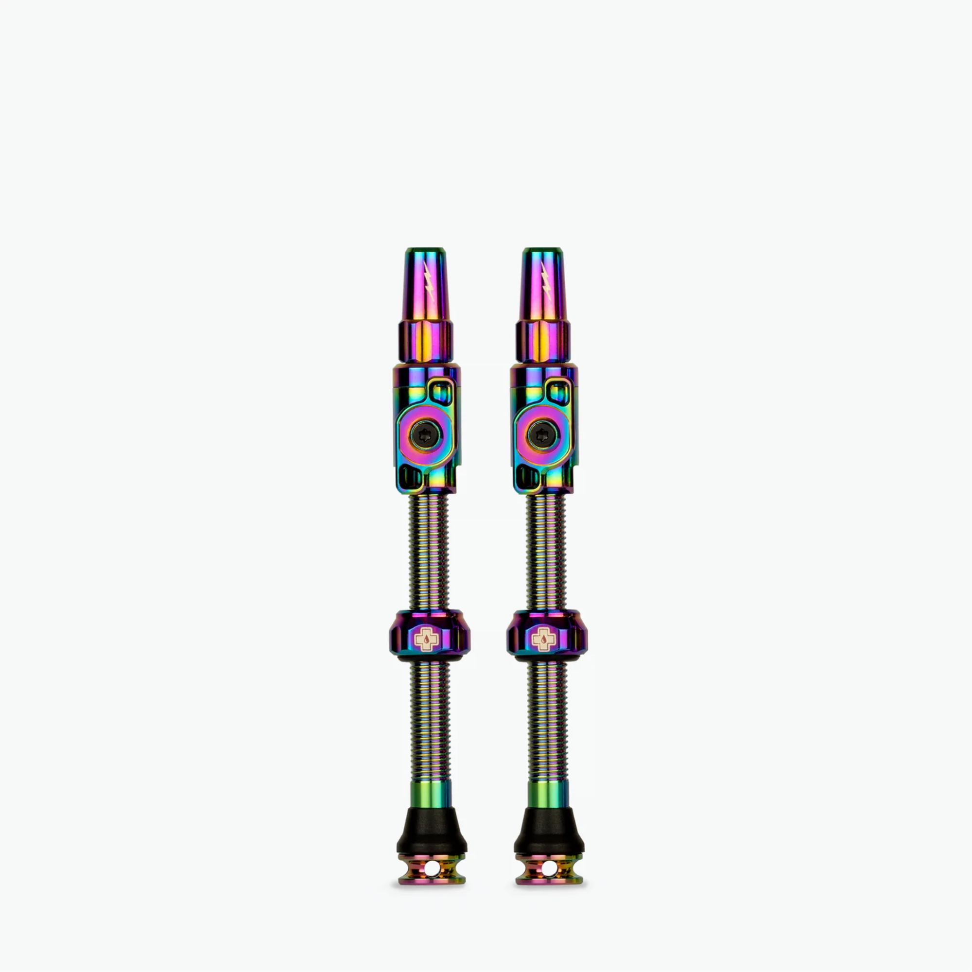 Bicycle Tubes Valve tubeless Muc-Off Tubeless Valves Big Bore Lite XLarge Iridescent