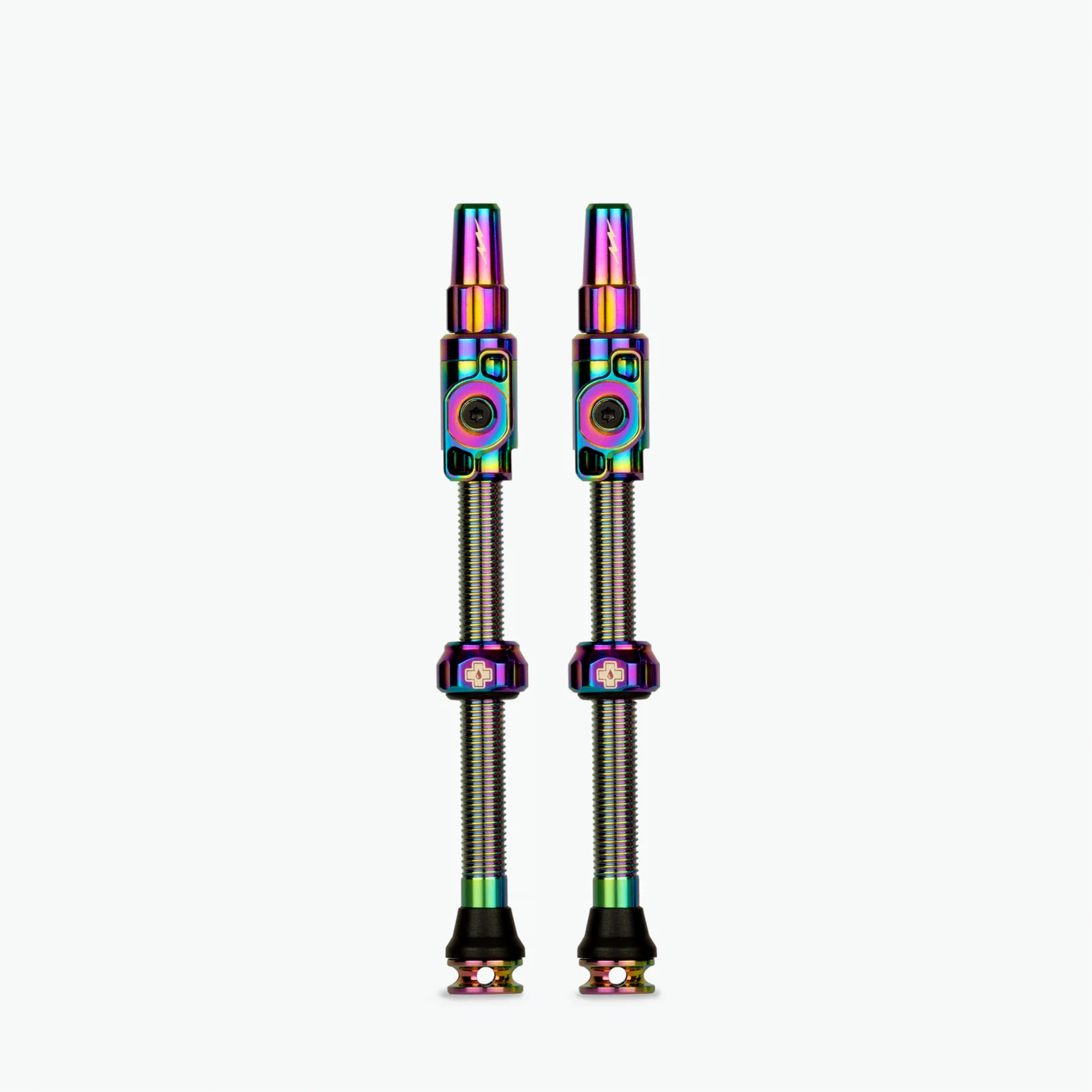 Bicycle Tubes Valve tubeless Muc-Off Tubeless Valves Big Bore Lite XXLarge Iridescent