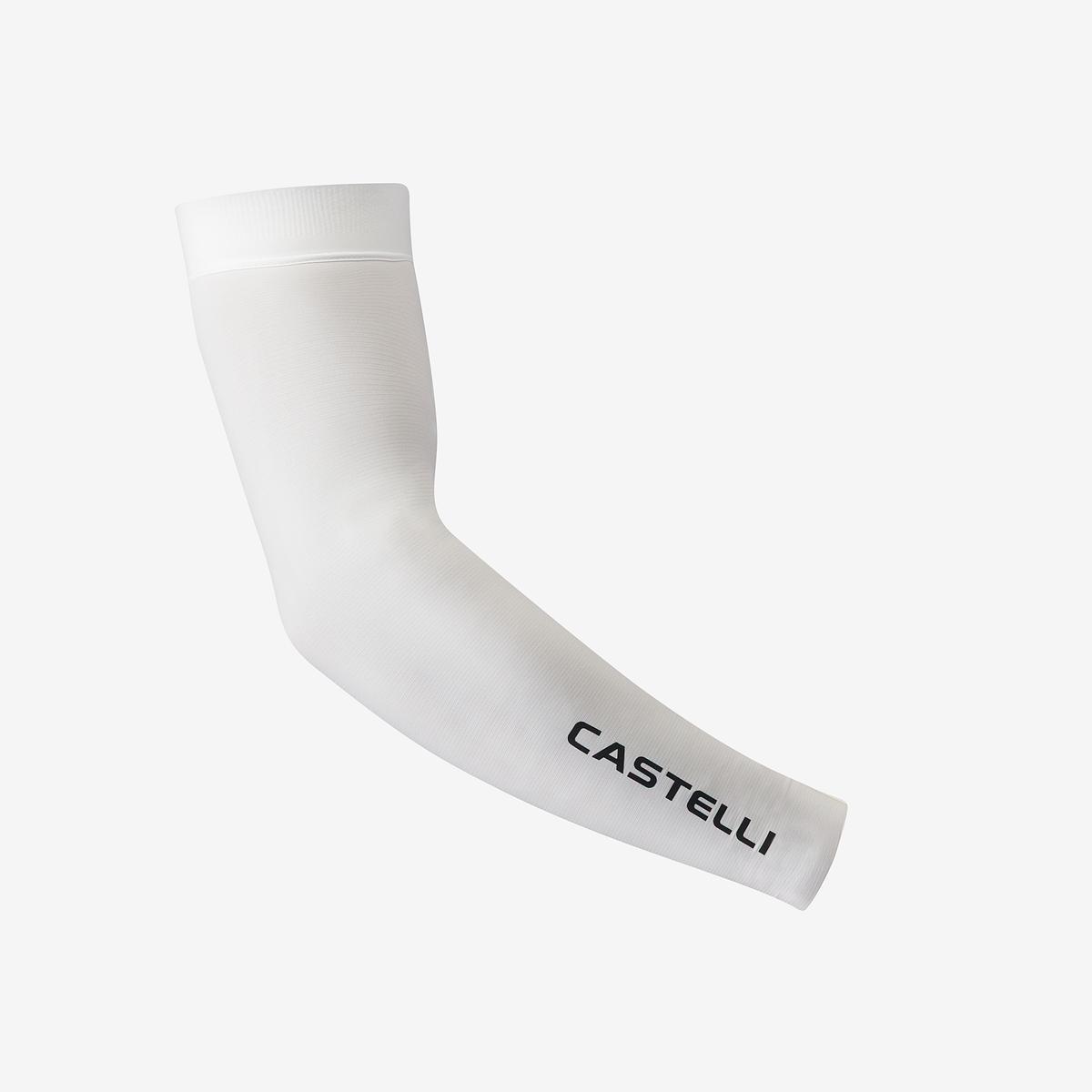 Castelli Incalzitoare brate Castelli UPF 50+ Arm 3, unisex, alb